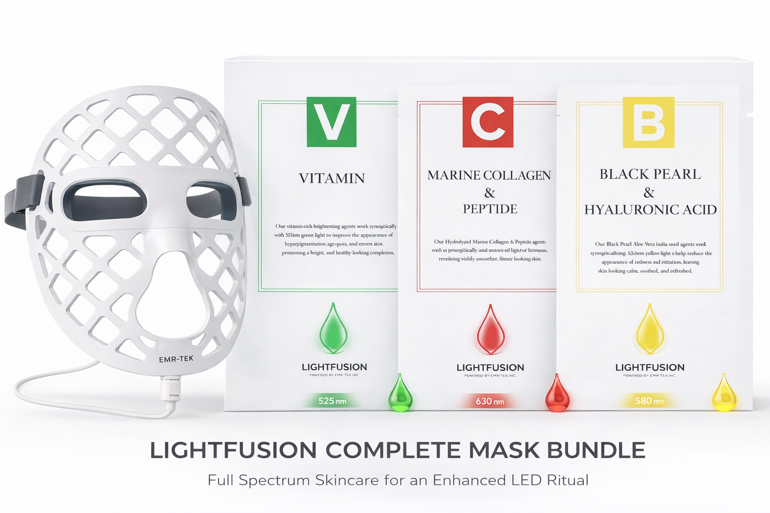Eterno Mask & Light Fusion Sheet Mask Pack - USA ONLY