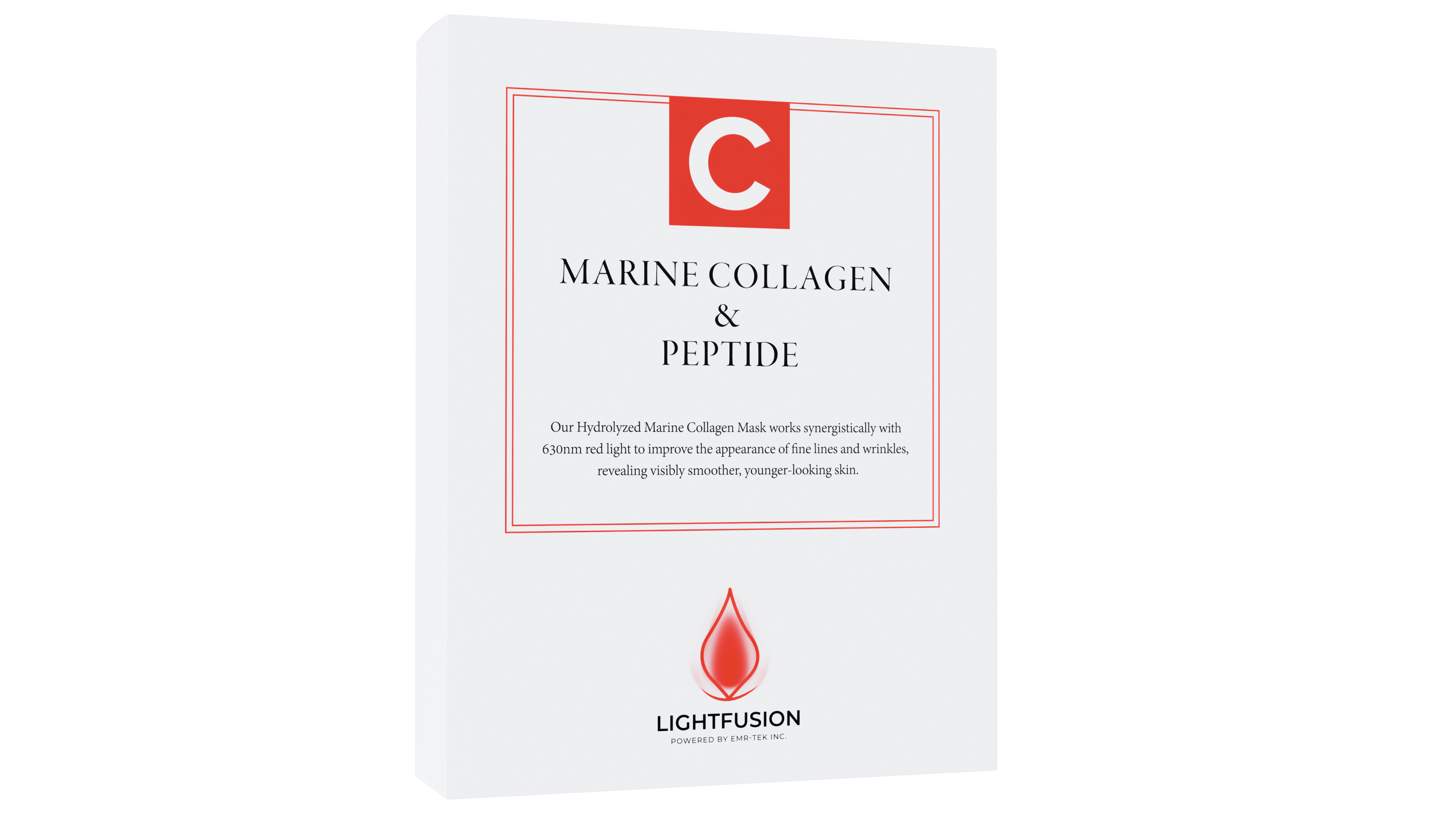 Red Light Fusion Sheet Mask — Smooth, Radiant Skin (Canada and USA only) - | EMR-TEK