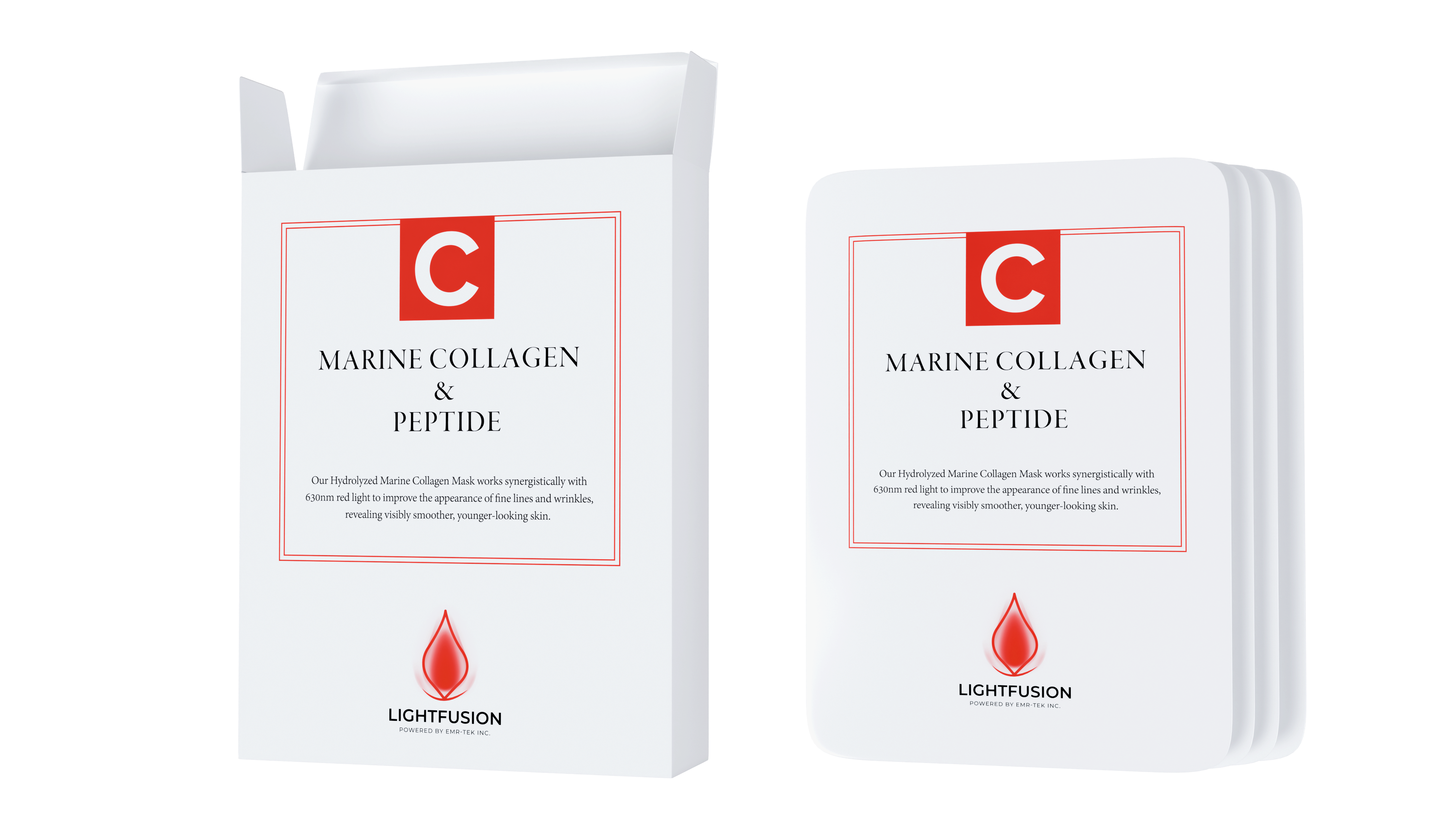 Red Light Fusion Sheet Mask — Smooth, Radiant Skin (Canada and USA only) - | EMR-TEK
