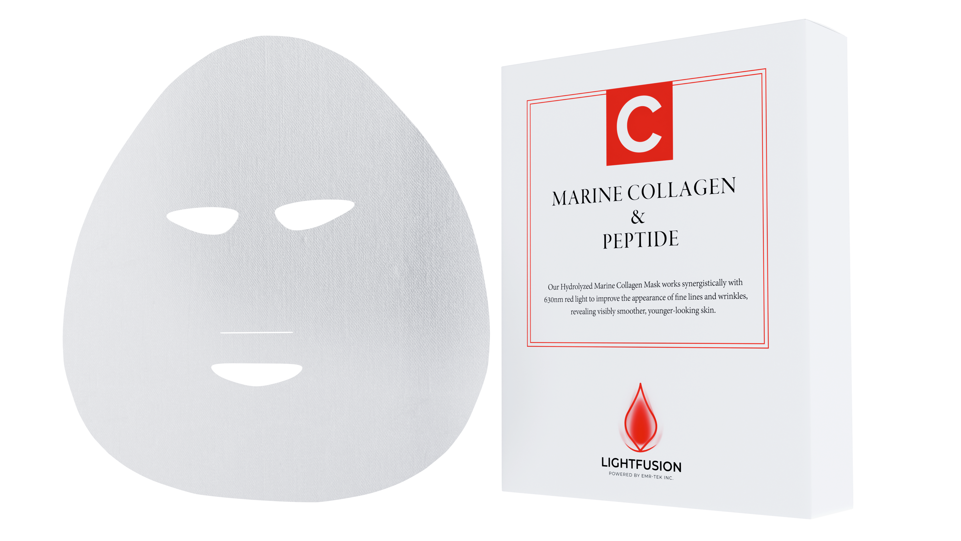 Red Light Fusion Sheet Mask — Smooth, Radiant Skin (Canada and USA only) - | EMR-TEK
