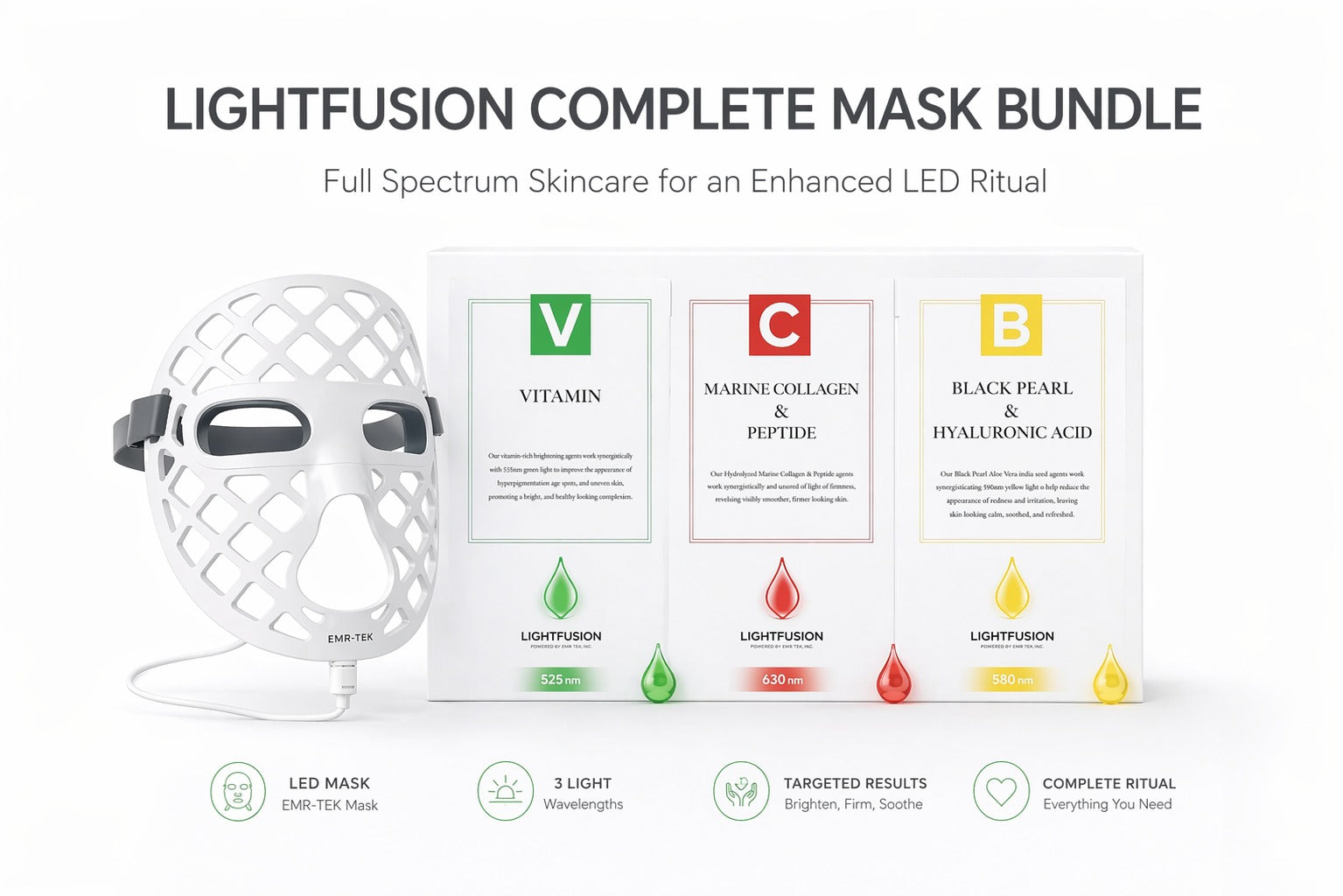 Eterno Mask & Light Fusion Sheet Mask Bundle