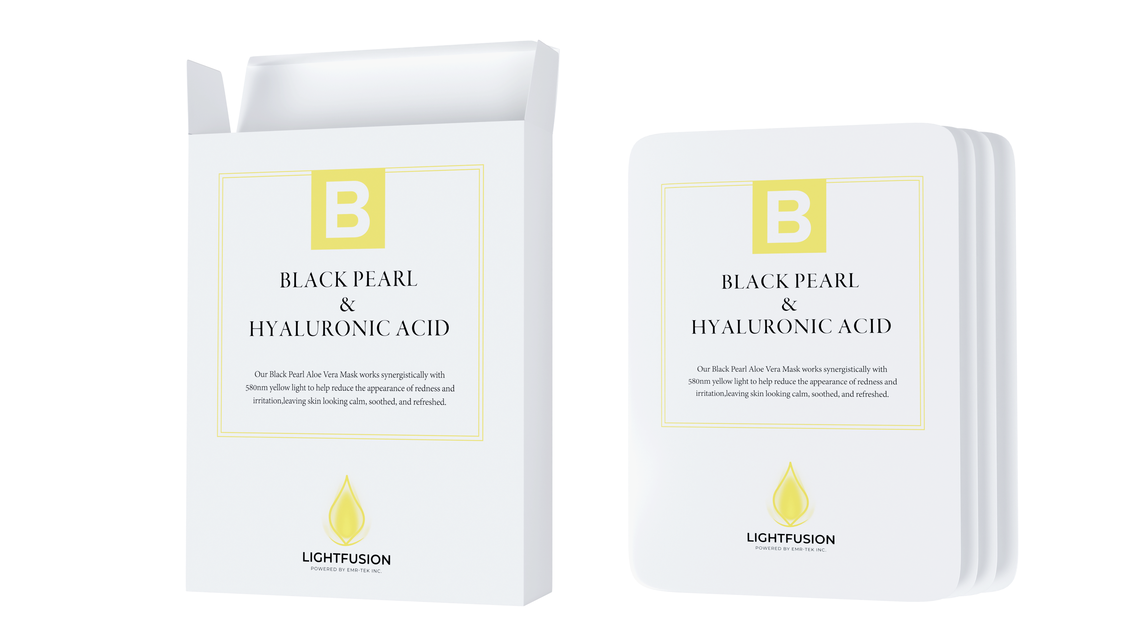 Yellow Light Fusion Sheet Mask — Hydrate & Soothe Radiance (Canada and USA only) - cosmetics | EMR-TEK