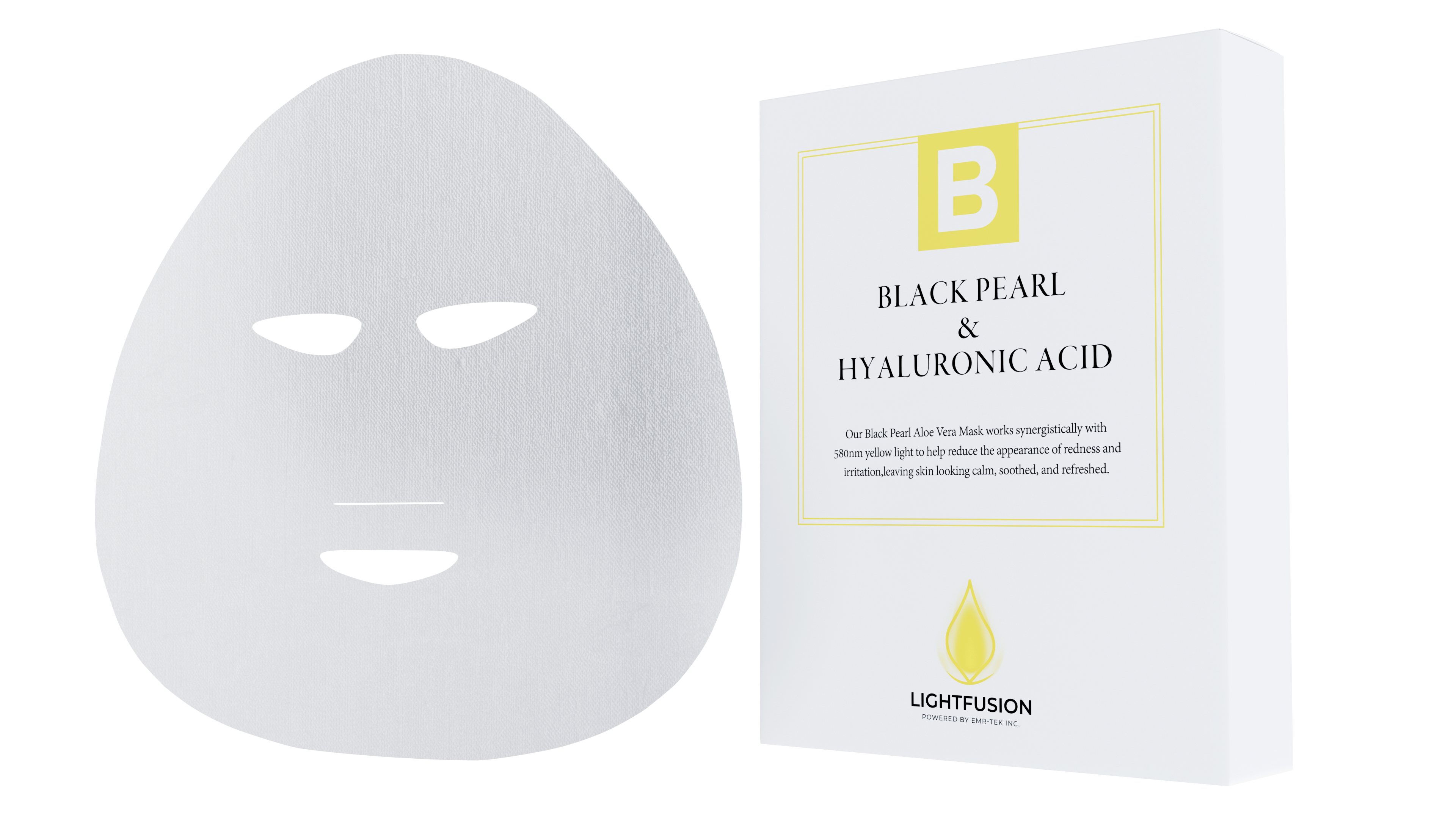 Yellow Light Fusion Sheet Mask — Hydrate & Soothe Radiance (Canada and USA only) - cosmetics | EMR-TEK