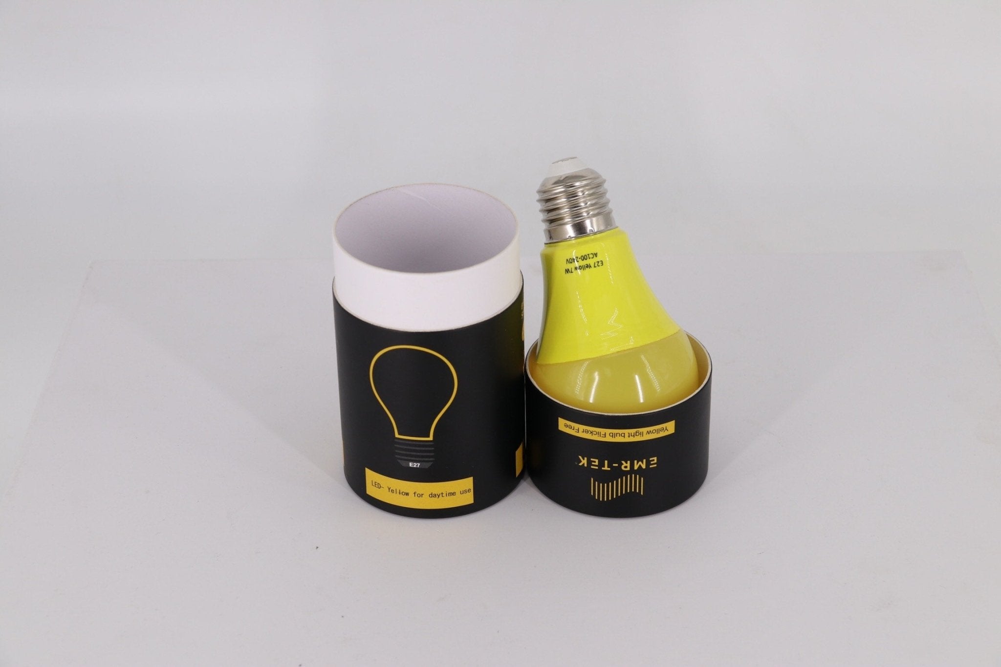 Daylight Yellow Light Bulb — Low Blue Light Comfort Lighting - | EMR-TEK
