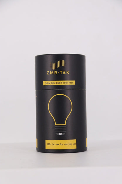 Daylight Yellow Light Bulb — Low Blue Light Comfort Lighting - | EMR-TEK