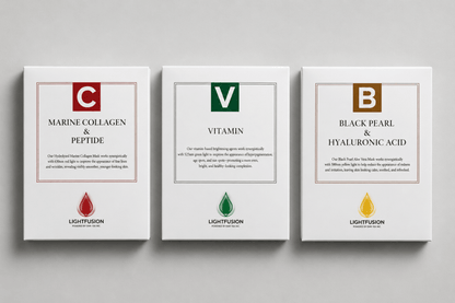 LightFusion Complete Sheet Mask Bundle – Green • Red • Yellow - USA ONLY - | EMR-TEK