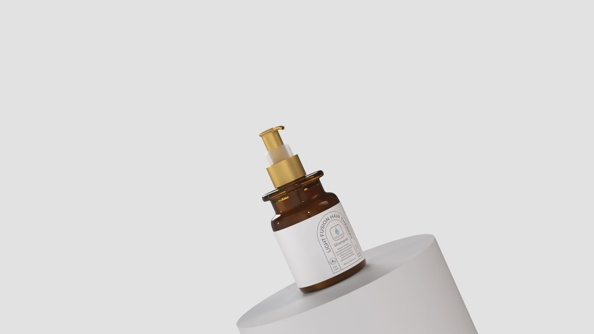 Load video: Light Fusion Hair Therapy Shampoo