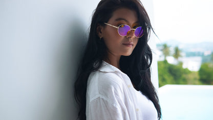 Athena 24K Gold Plated Blue Light Blocking Glasses - Blue light blocking glasses | EMR-TEK